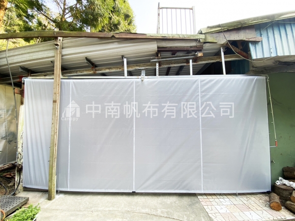 苗栗人子協會-垂直帆布